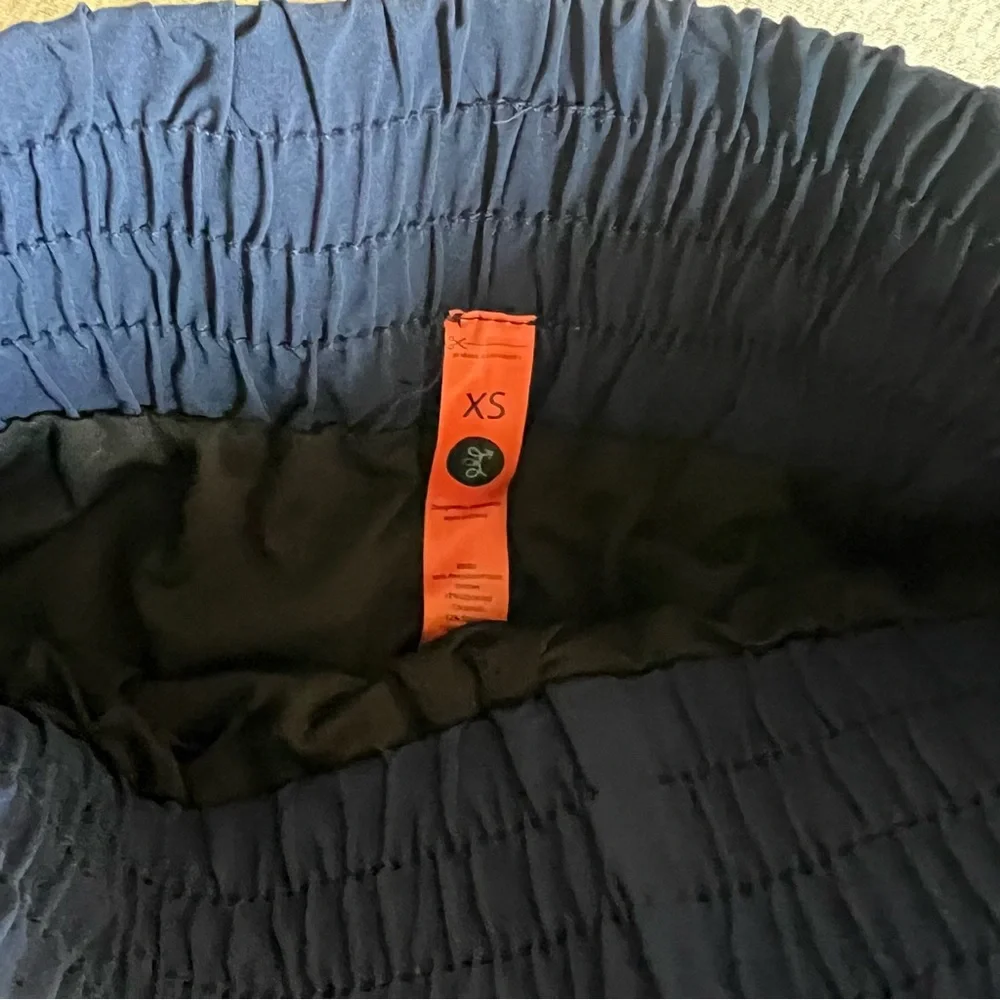 Bamboo Ave Navy Blue Women's Running Shorts - Picture 3 of 5